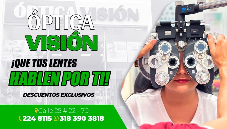 ¡Que tus lentes hablen por ti! — Óptica Visión