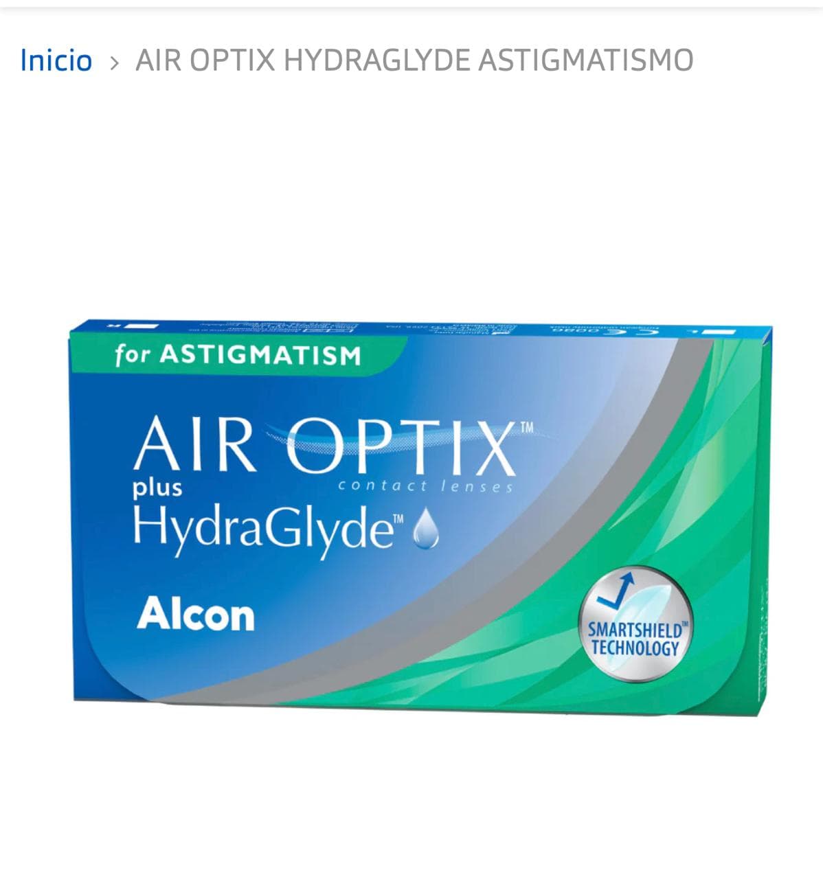 AIR OPTIX HydraGlyde — Astigmatismo