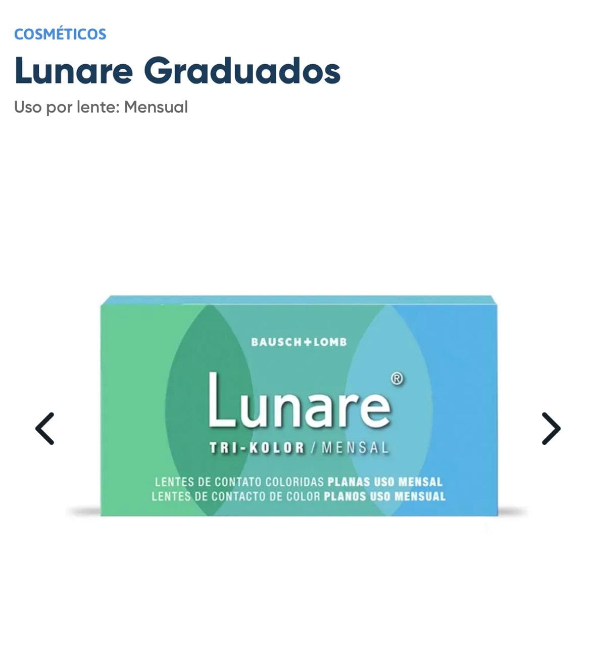 Lunare Tri-Kolor — Cosméticos